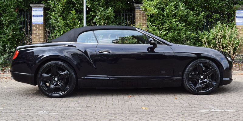 Bentley Hire Driver Side Roof Up