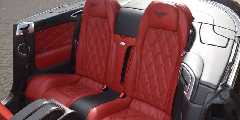 Bentley Rental Rear Seats
