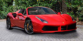 Ferrari 488 Hire Driver Side