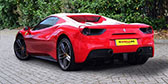 Ferrari 488 Hire Rear