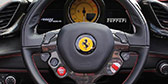 Ferrari 488 Hire Drivers Wheel