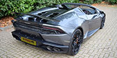 Lamborghini Huracan Cabriolet Back View