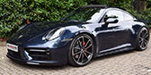 Porsche 911 Hire front with top down