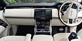 Range Rover Vogue driver cabin