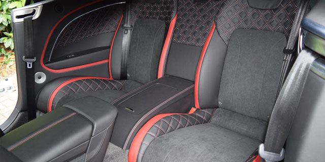 back of the The Bentley Continental GT