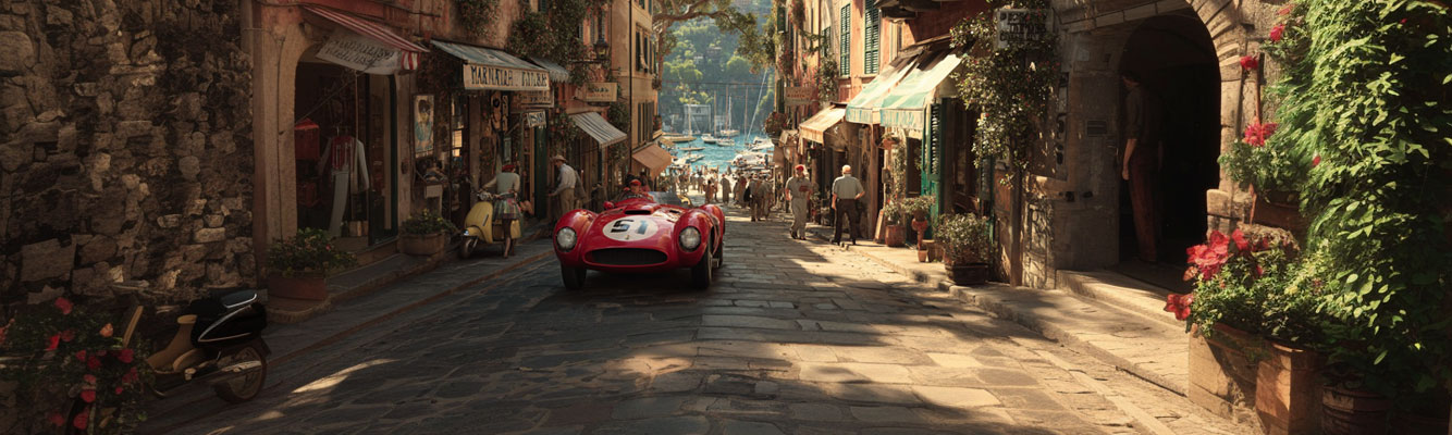 Ferrari 500TR at Portofino